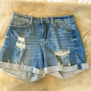 Harper Cuffed Denim Shorts
